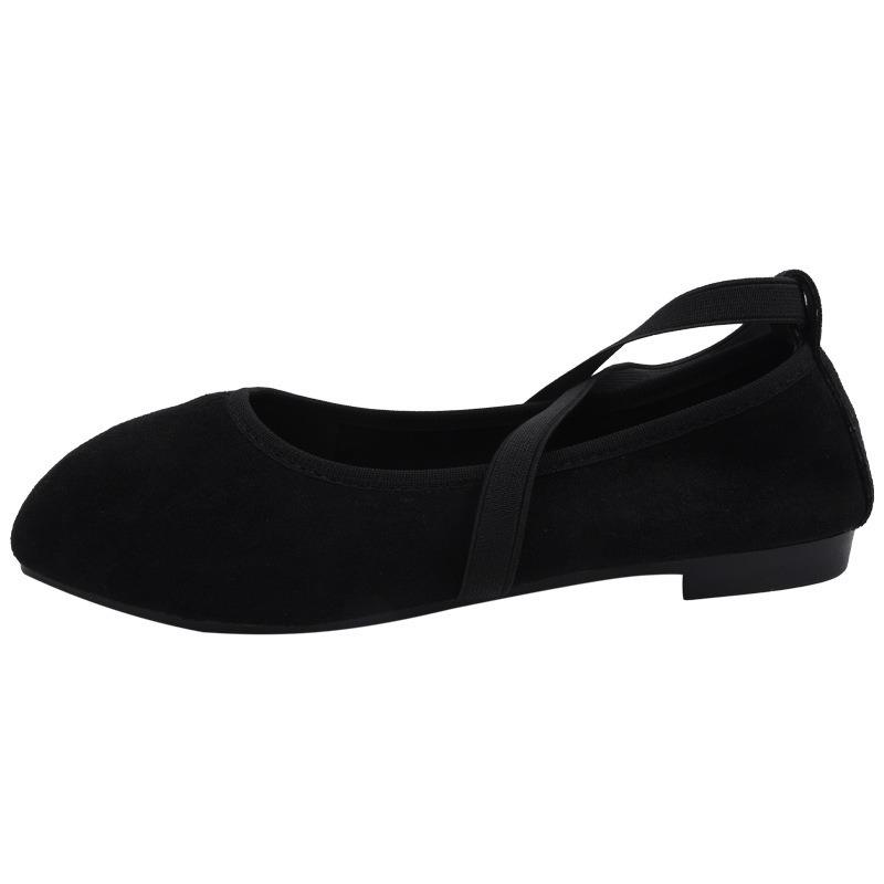Flache Einzel-Schuhe mit flachem Mund Neue Schuhe mit weicher Sohle