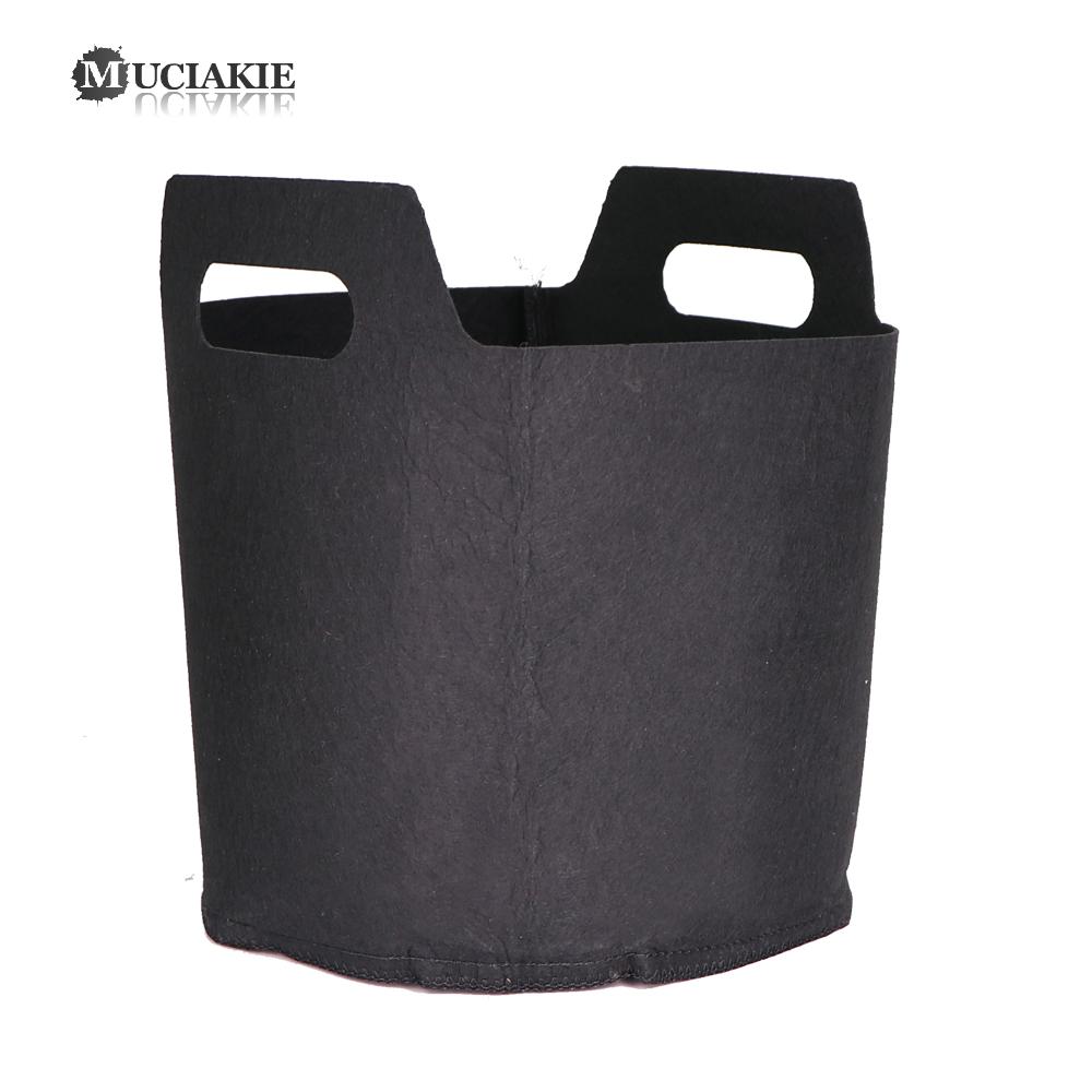 

1 шт 1-3 галлона черные мешки для выращивания растений утолщенная ткань цветы садовый контейнер для выращивания растений горшки для овощей кашпо