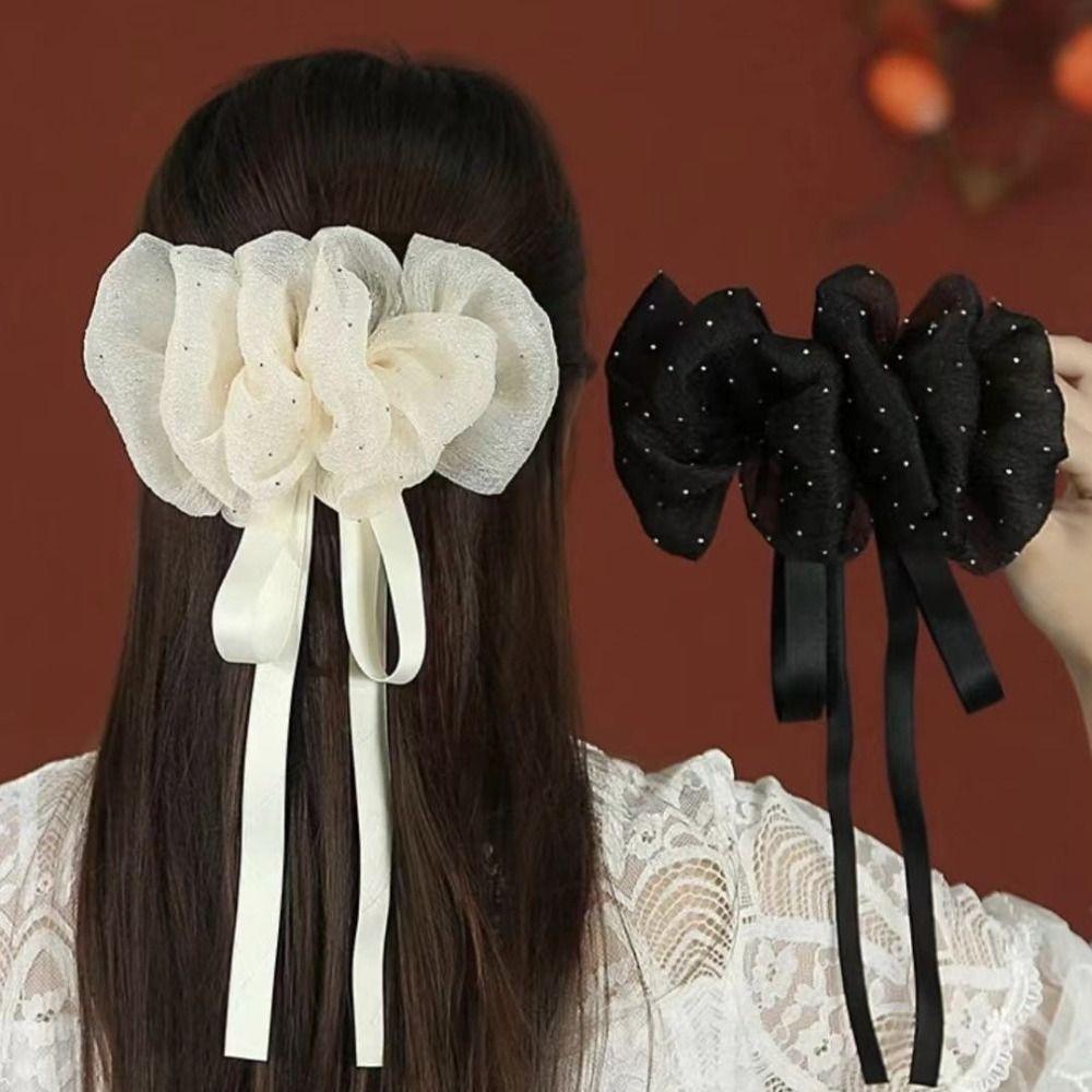 

Bow Bow Hair Clip Korean Style Snap Hair Clip New Hairpin Women