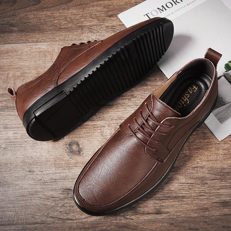 Luxury Men's Genuine Leather Formal Shoes High-quality Sole Casual Shoes Men's Commuting Work Shoes Groom's Wedding Shoes