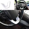 Matte Silver Steering Wheel Sheet 1PCS Cover Trim Fit For Lincoln MKX 2016-2018
