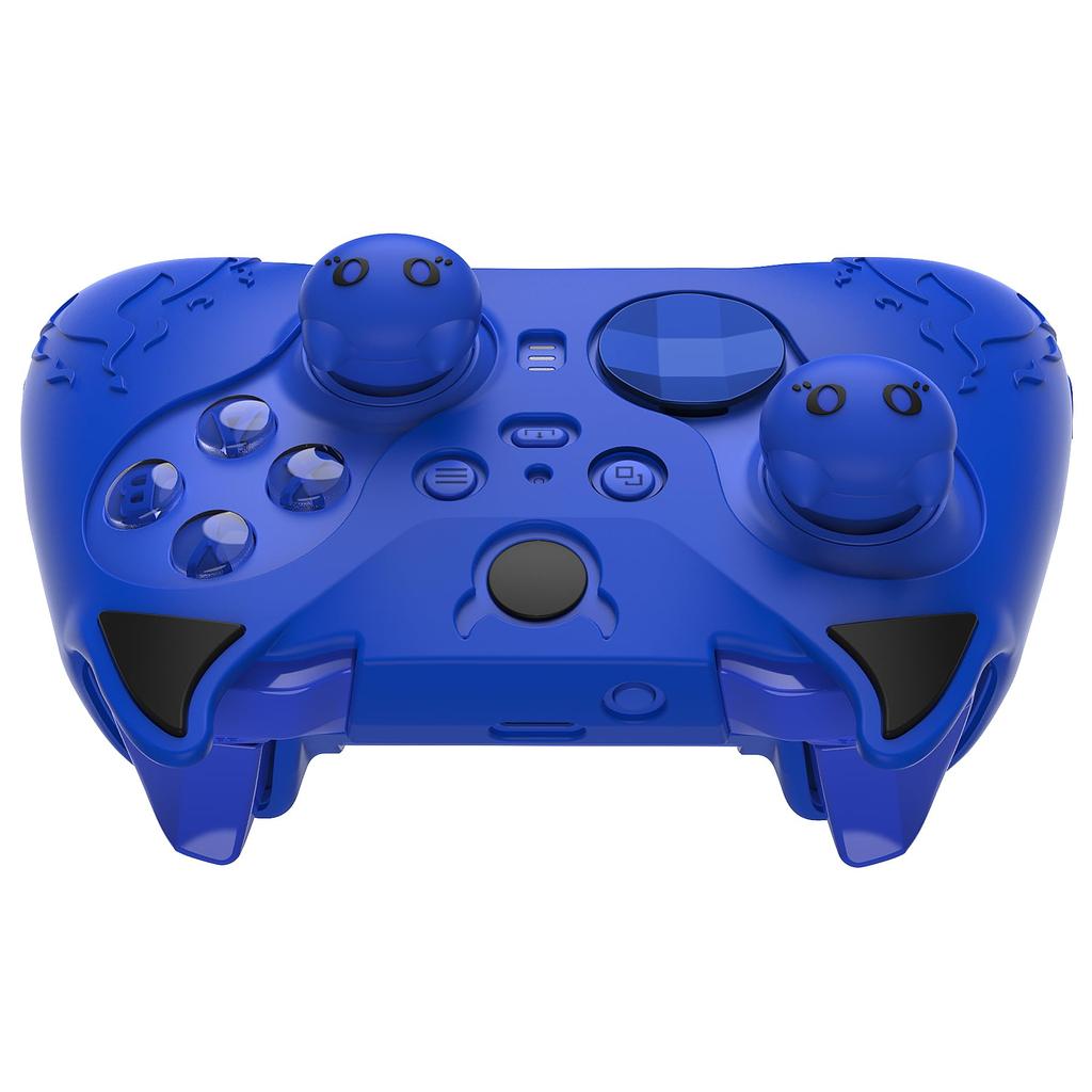PlayVital Cute Demon Silicone Cover for Xbox Elite Wireless Controller Series Includes Thumb Grip Caps 2, (Blue)