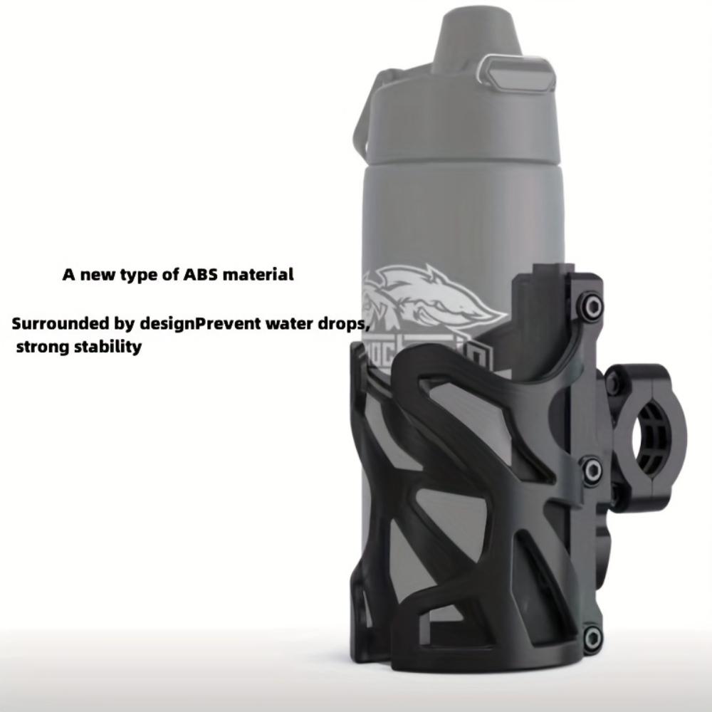 Durable Motorcycle Water Bottle Holder Mount - Universal Fit, Vibration - Resistant