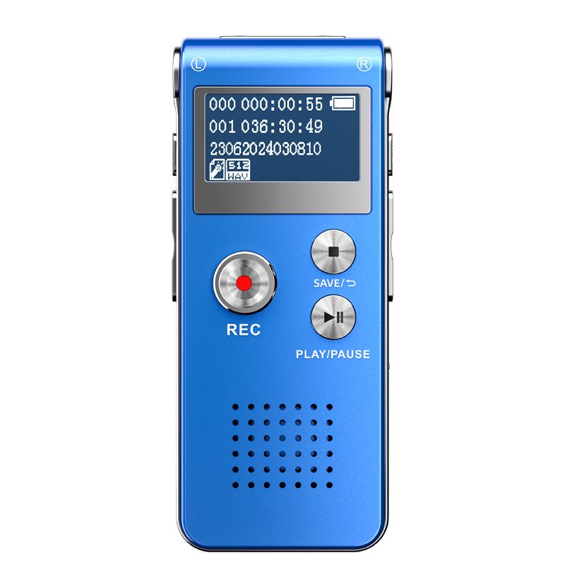 Registratore vocale digitale portatile HD 2024 con riduzione del rumore e controllo vocale
