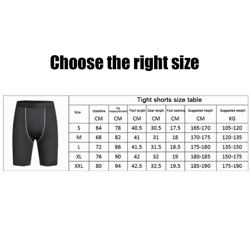 High Performance Men's Compression Shorts With Pocket - Quick Dry Breathable Stretchy Base Layer For Cycling Sports Gym