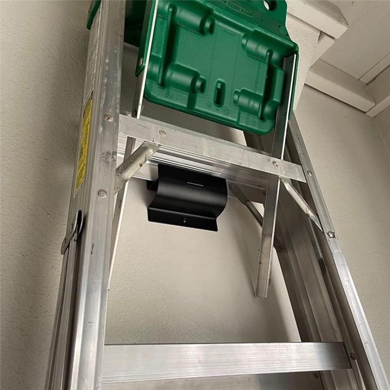M-Modern-Heavy-Duty Ladder Hanger-Wall Mount Ladder Hooks For Ladder Storage-Wheelbarrow Hangers For Garage Wall-2 Pack Durable