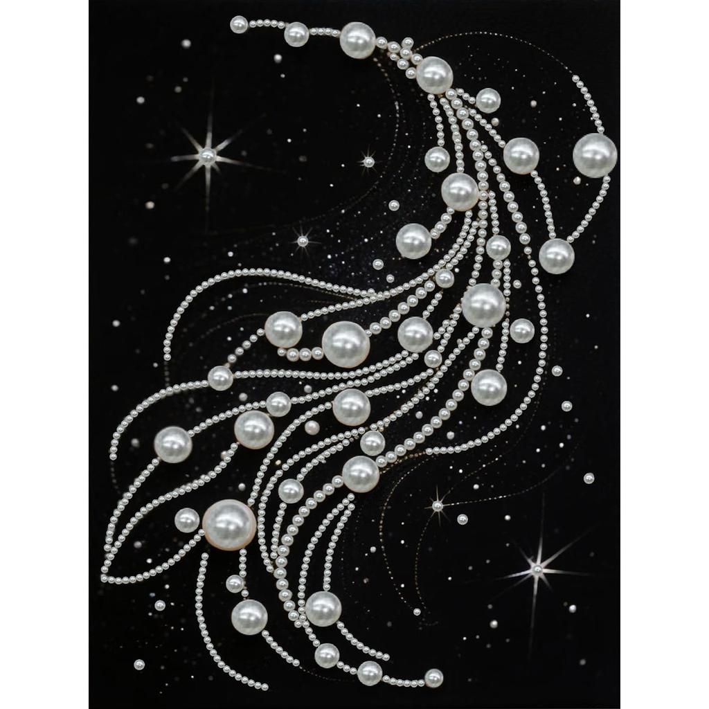 DIY Pearl Art Painting for Adults Home Wall Decoration Gifts Pearl Gem Paintings Picture Arts Craft 30x40cm With Frame