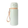 LocknLock 500ml Dual-Lid Insulated Straw Bottle