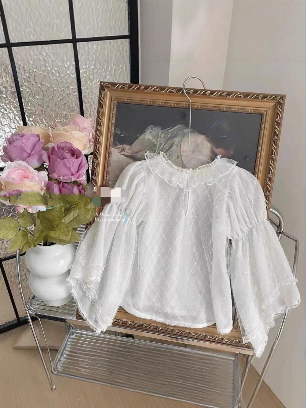 

Кружевная Лолита Фея Однотонная Кукольная Рубашка для Девочек 120 (for 105-110 cm height)