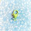 Cute DIY Heart Lobster Clasp Keychain Pendant with Spray Paint Colors
