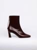 Blanc Sur Blanc Bella Ankle Boots 7Cm Burgundy