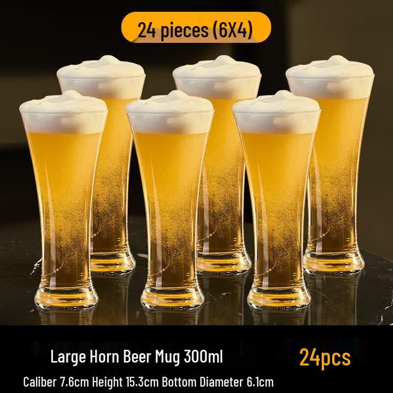 Large Capacity Glass Beer & Beverage Mug