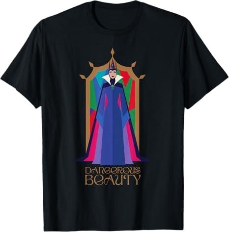 Snow White Evil Queen Dangerous Beauty Black TShirt S