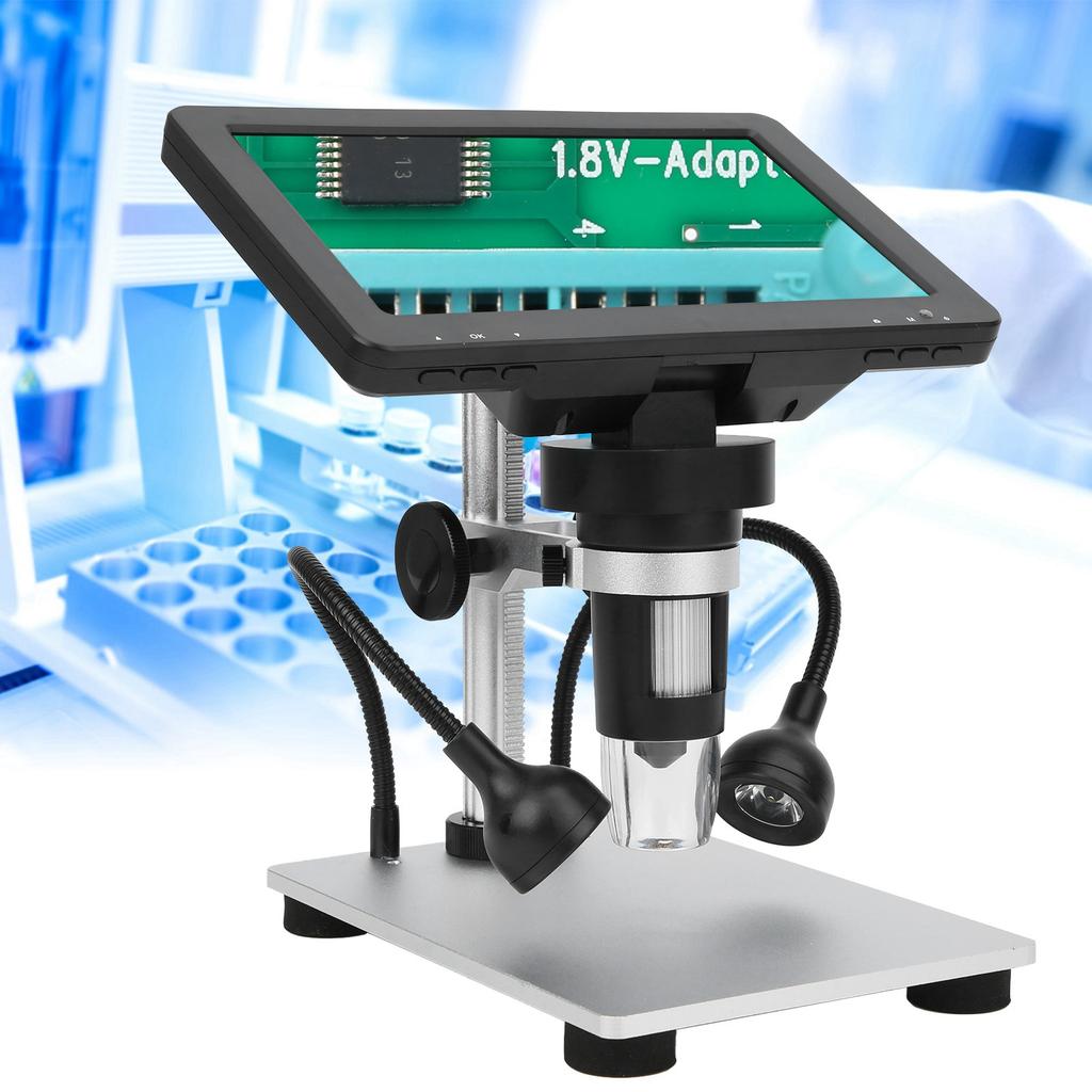 Digitales Elektronmikroskop für industrielle Wartung PCB-Reparaturwerkzeug 7 Zoll 12MP 3,7V