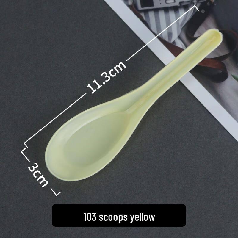 Yu Duo Disposable Thickened Plastic Soup Spoons