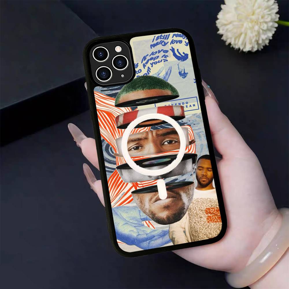 Album F-Frank O-Ocean Rap For Magsafe Magnetic Phone Case For IPhone 17 16 Pro Max 15 Plus 14 13 12 11 Cover