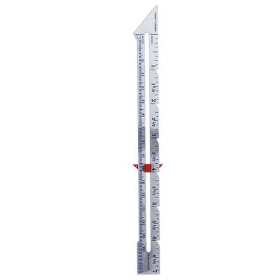 Quilting Ruler Seam Allowance Pointed   Sewing Measuring   Tools for Positioning Amount Button Margin Parallel Line
