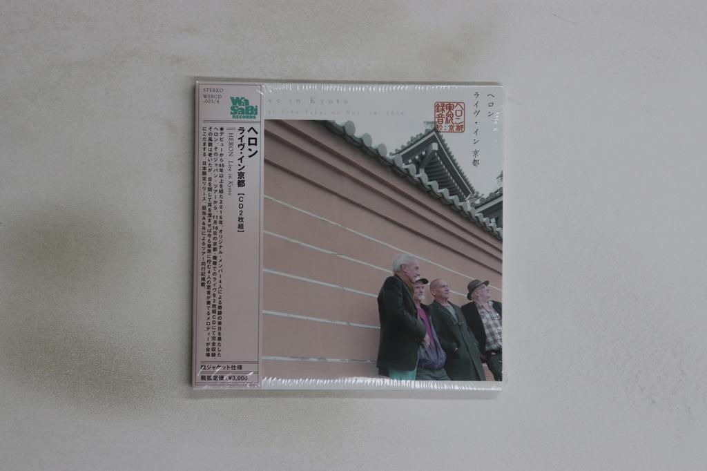 CD HERON - Live In Kyoto WSBCD0034 Wasabi Records 2017 Japan Obi Rock Used