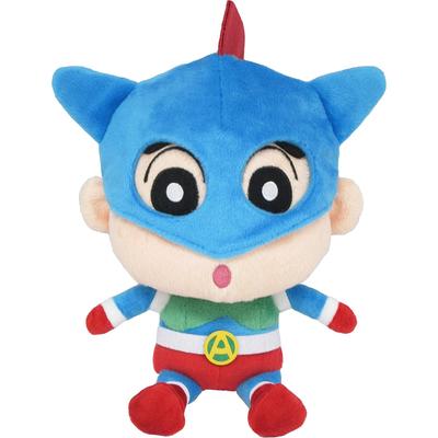 Crayon Shin-chan Transformation Shin-chan (S) Action Mask Ver. Plush Toy, Height 23cm