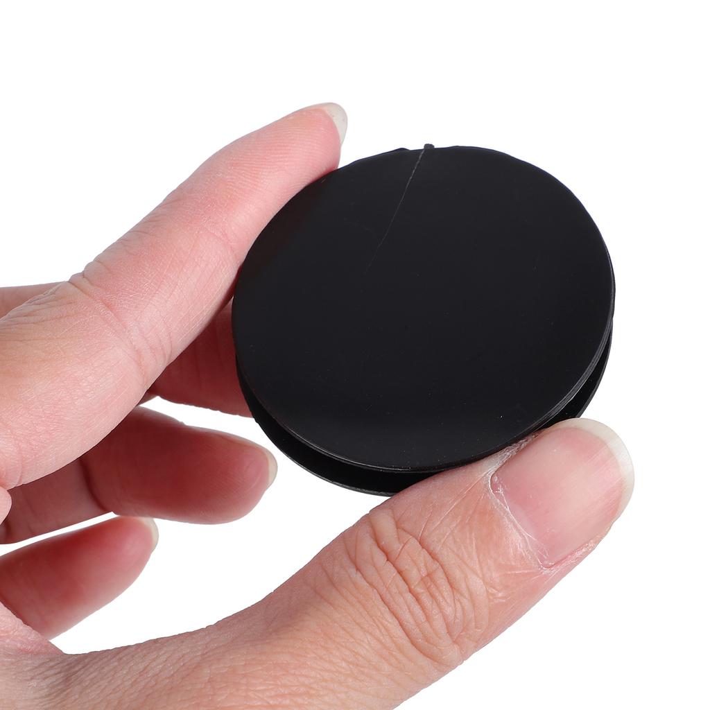 20Pcs Black Round Rubber Plug for Piggy Bank Bottom Hole Cover Saving Box Stopper Coin Jar Closure Secure Money Storage Solution