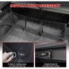 RED WOLF 3 Pocket Truck Bed Cargo Net For Toyota Ford Dodge GMC Chevy Silverado, Universal Pickup Mesh Storage Net 47.2" X 11.8" Stretchable Elastic