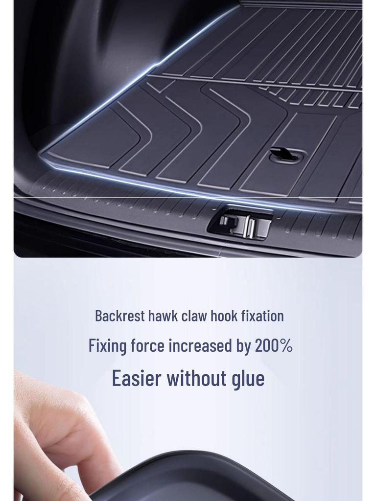 Haval Xiaolong MAX Trunk Mat, TPE 25, Second Gen One-Piece Tail Box Mat for Car Modification