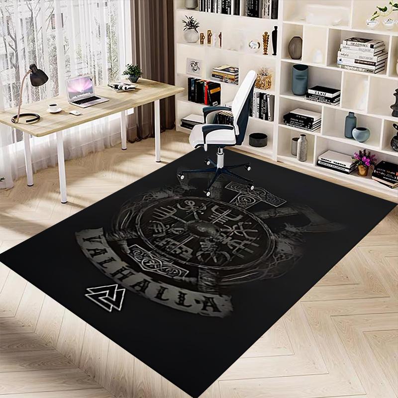 1pc Valknut Valhalla Carpet Anti Slip Polyester Floor Mat for office,Bedroom