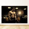 Bodybuilding Muscle Art Painting Retro Poster da parete Decorazioni per la casa Diverse forme di cartoni animati Fitness