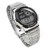 Casio Dünya Saati Dijital Erkek Kol Saati AE-1000WD-1AV (Gümüş Metal Kayış)