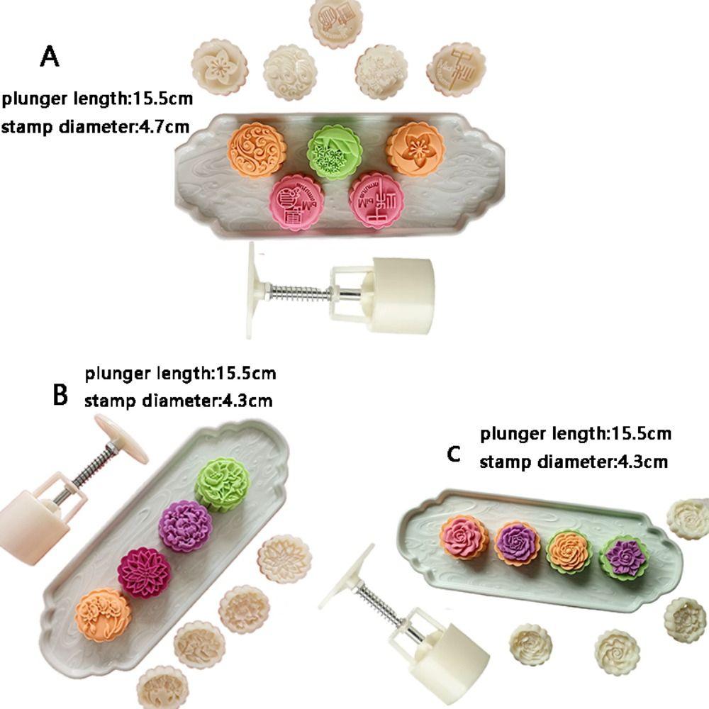 3D Mung Bean Dessert Pastry Mould Flower Shaped Mooncake Mould Stripping easily   Fondant Cake