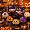 Ghost Bun Squishy Toy Maltose Stress Relief Halloween Gift Creative Decompression Toy Birthday Gift Set