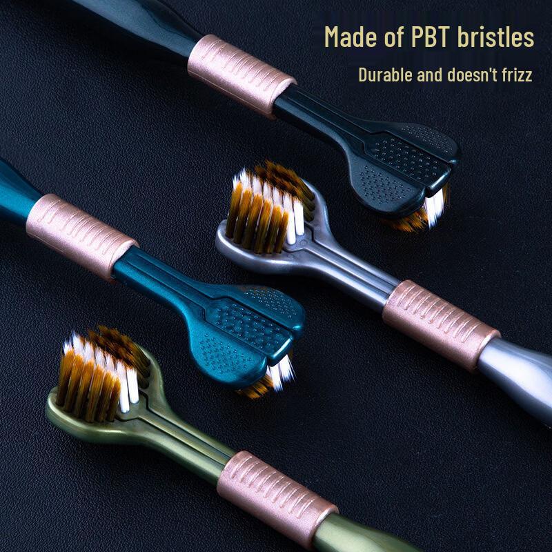 YALINNA Three-Sided Soft Bristle Adult Toothbrush