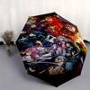 1pc Creative Anime Demon Slayer Character Pattern Automatic Umbrella is Fashionable and Good-Looking, a Portable 3-Fold Umbrella, Suitable f