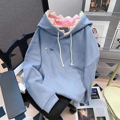 Fashion Women Shark Hooded Sweatshirts Outerwear Autumn Vintage Casual All Match Hoodies Coats Tosp Mujer