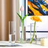 10Pcs Shatterproof Transparent Plastic Cylindrical Vases - Thickened Bohemian Style Party Decoration, Suitable For Various Festivals, Weddings