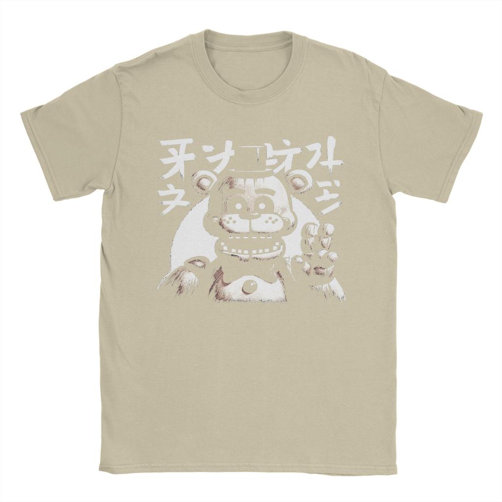 Vintage Fnaf Japan Springtrap Five Nights At Freddys Tshirt Unisex Round Neck Cotton T Shirt Short Sleeve Tee Shirt Gift Tops
