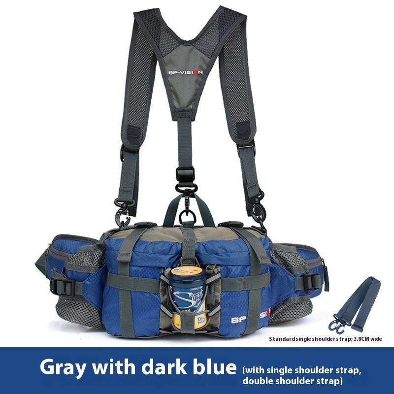 Hiking Waist Bag Outdoor Cycling Waterproof Backpack Reflective Strip Sports Fanny Pack Camping Nylon Hunting Accessor