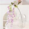 108CM Artificial Wisteria Flowers Silk Material Hanging Design Fake Floral Plants Green Color String Arrangement