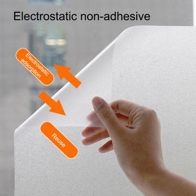 1 Rotolo 30/45x100CM Pellicola per Finestre Satinata Protezione della Privacy Blocco UV Copertura in Vetro Aderente Casa