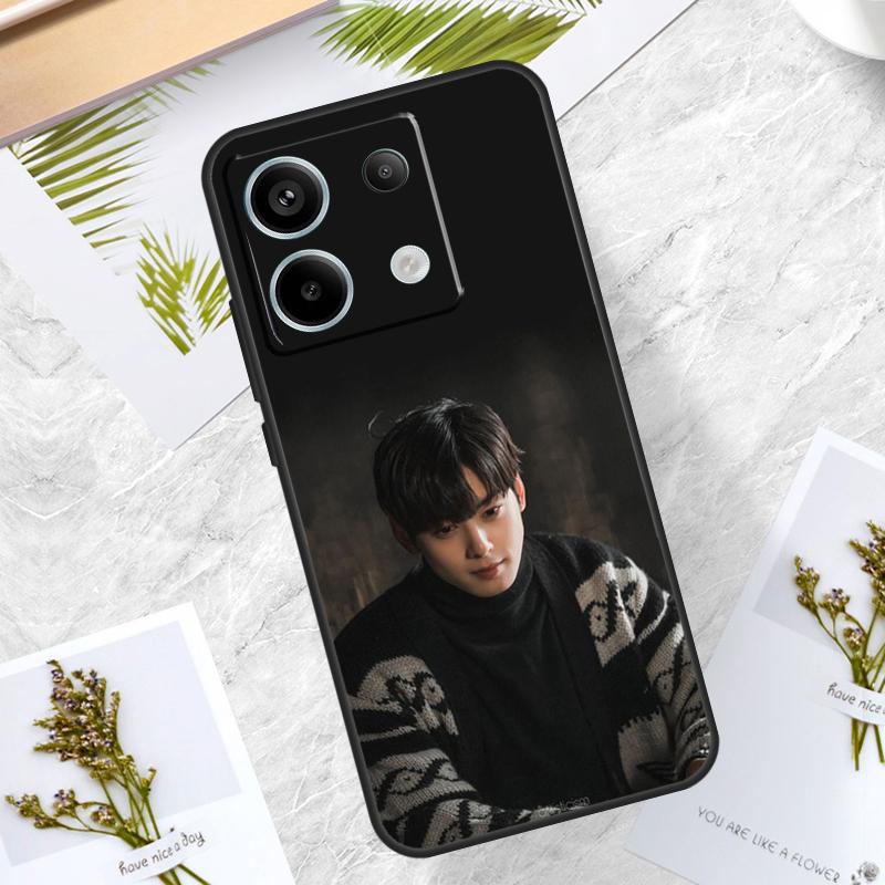 Cha Eun Woo Korean actor singer Case For Xiaomi Redmi Note 13 Pro 12 11 10 9 9S 10S 11S 12S Cover For Redmi 12C 9C 10C 13C