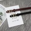 Heart Shaped Buckle Casual Belt For Women Stylish Vintage Design Perfect For Skirts