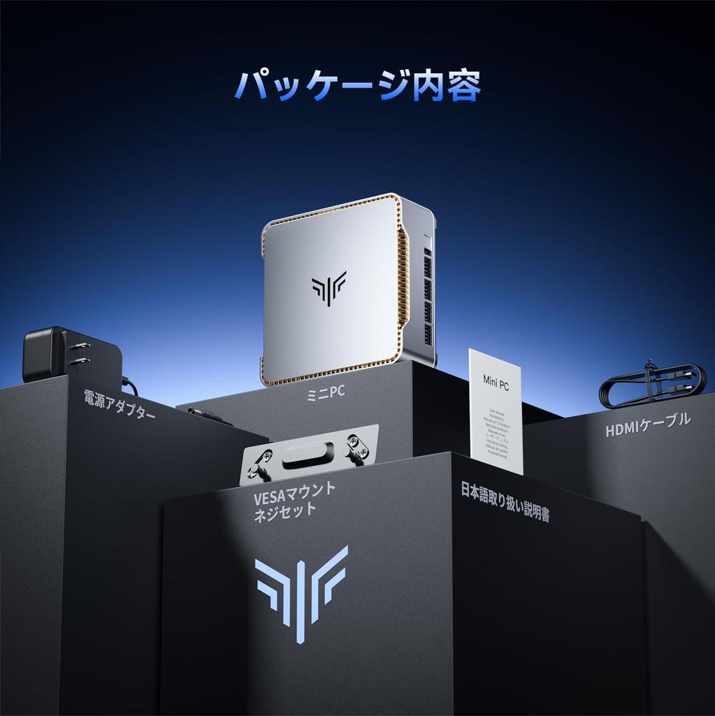 NiPoGi Mini PC Value 3300U Faster than AMD Ryzen 4TB SSD Up to Windows 11 Pro Mini PC 4K output Wired Small form factor PC VESA compatible [Best -
