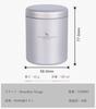 Boundless Voyage Pure Titanium Tea Coffee Tea Storage Perfect for Outdoor and Home Use Canister, & Container, Lightweight, Light-Proof, Travel,