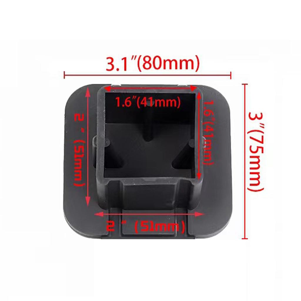 lisutupode Trailer Hitch Cover 8x8cm Silicone Hitch Member Cover Dustproof