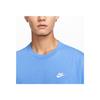 New Nike Drop Shoulder Sleeve T-Shirt Men's Blue FV0376-412