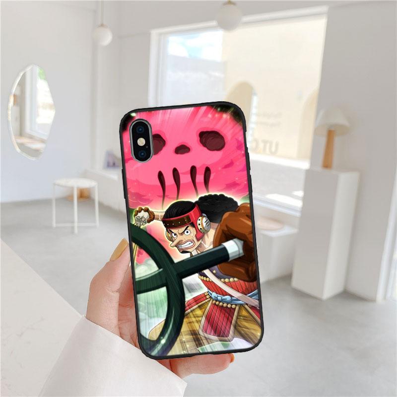 

FM27 GOD Usopp Soft Shell Phone Case for iPhone 16 15 14 13 12 Pro Max Plus Mini iPhone 16 Pro Max