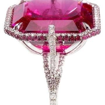 High-end luxury exquisite square zircon simulation alloy ring women's ring engagement ring