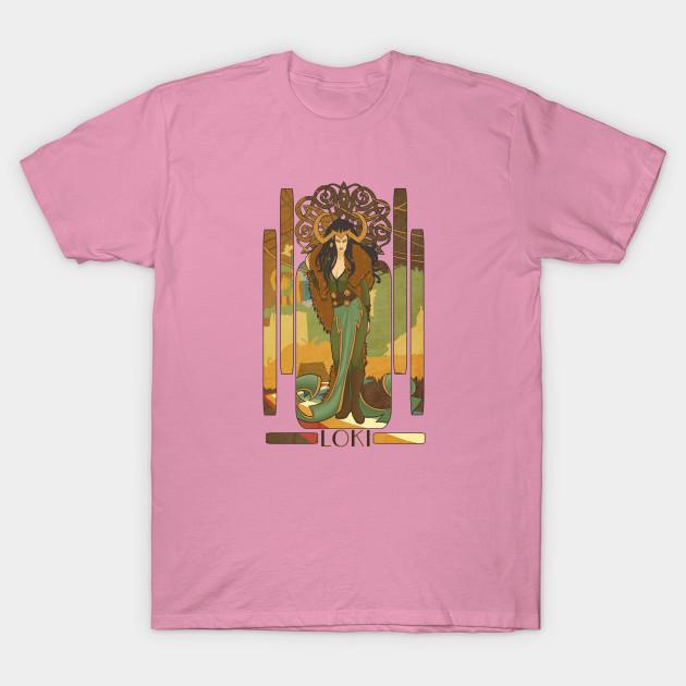 Dámské tričko Loki Harajuku potisk Kawaii tričko Léto Krátký rukáv Dámské tričko Top