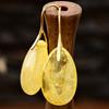 1 Pair Natural Citrine Earring Bohemian Style Water Droplet Pendant Earrings, Fashionable And Easy Additions for Women In Spring And Summer