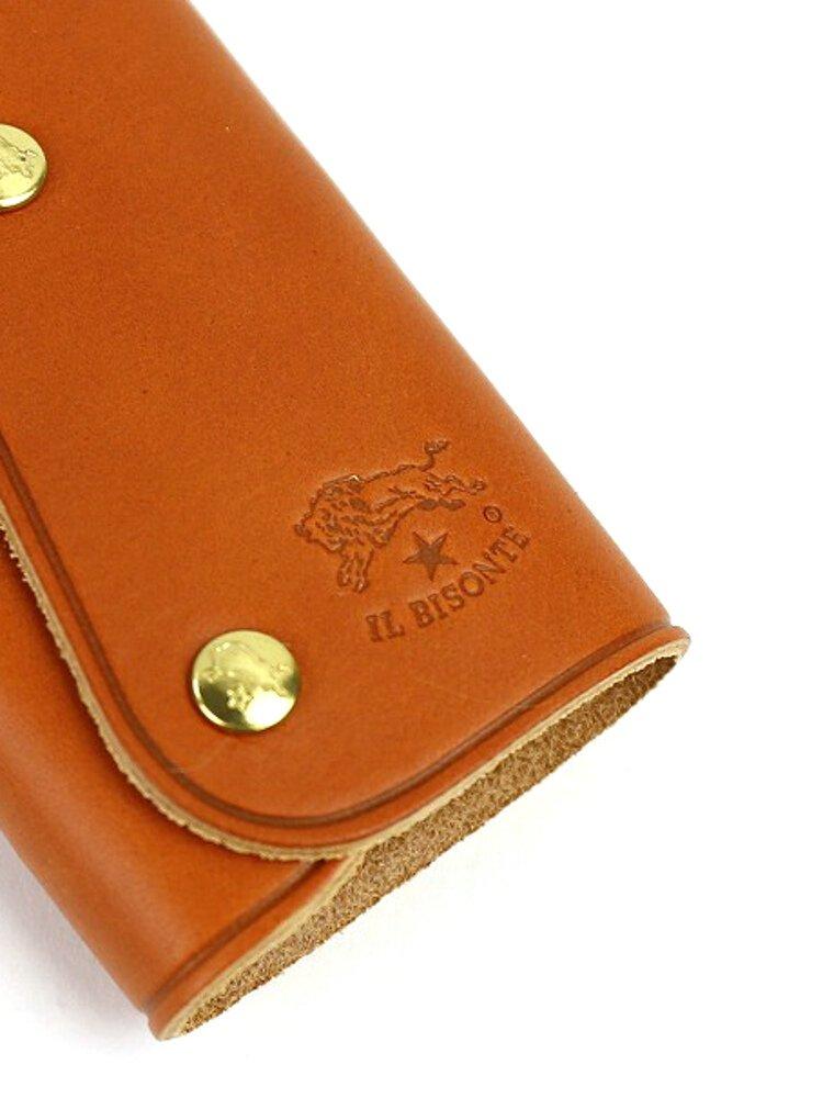 IL BISONTE Leather Key Case with Key Size F 93 Ring, 5432404150-006, (Free Size), (Viridian Green)